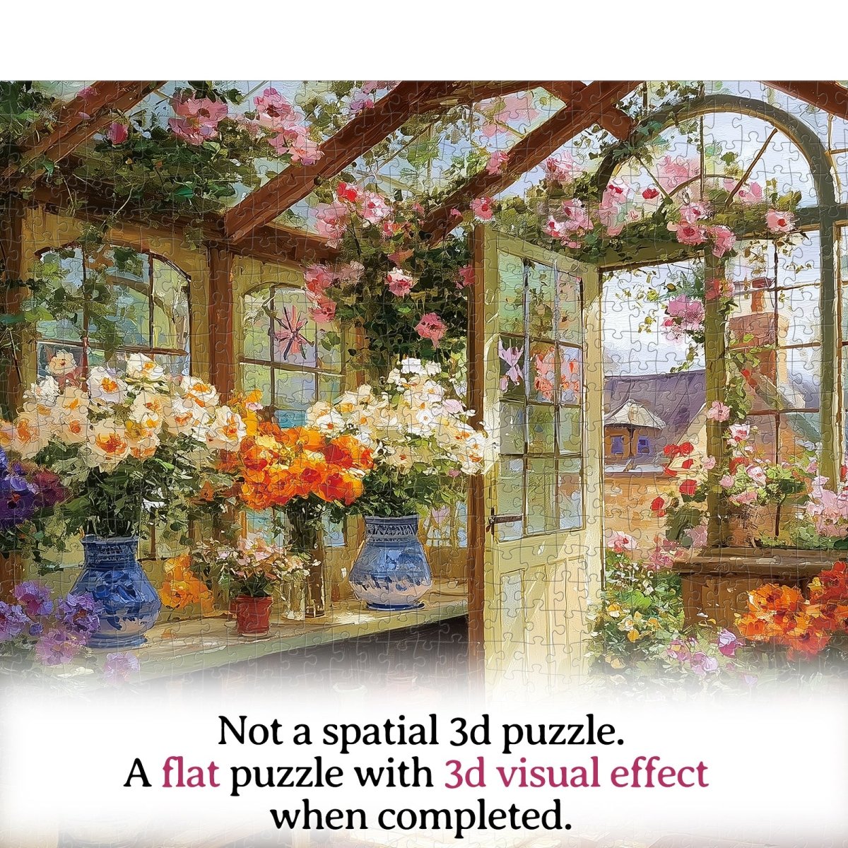 kaayee-1000-teile-puzzle-sunlit-flowerhouse-blumenhaus image 7