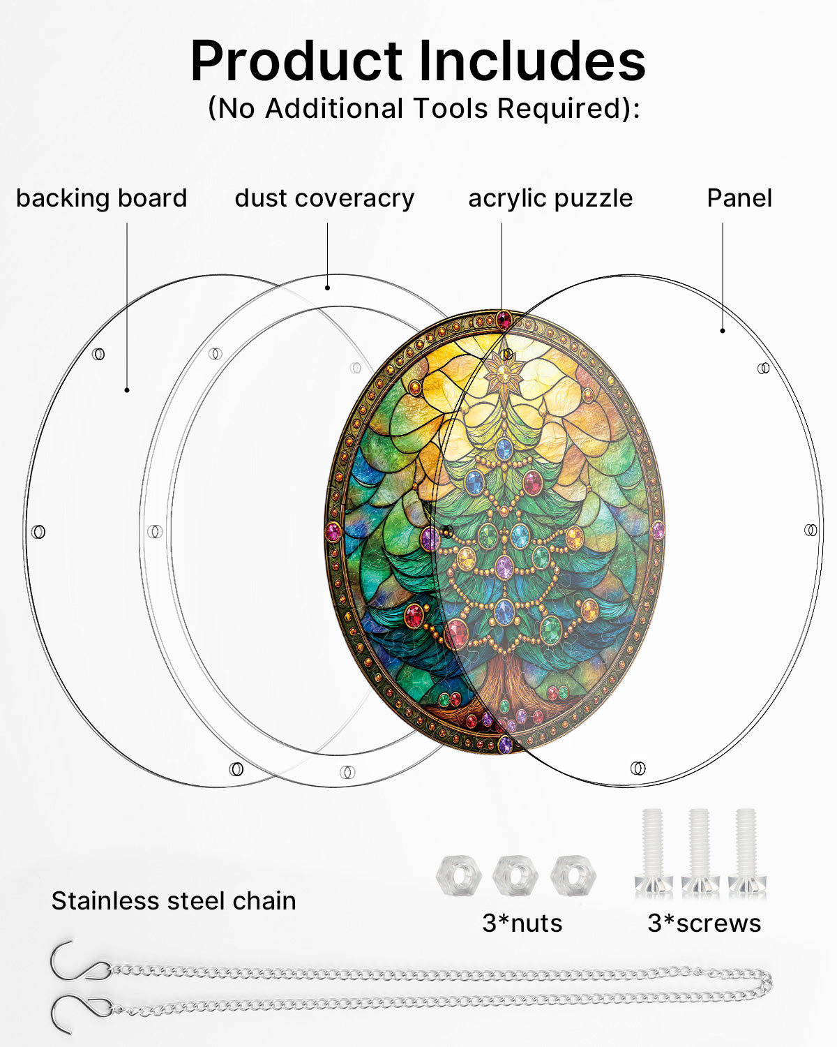 kaayee-jeweled-christmas-tree-suncatcher-fensterbild-small image 6