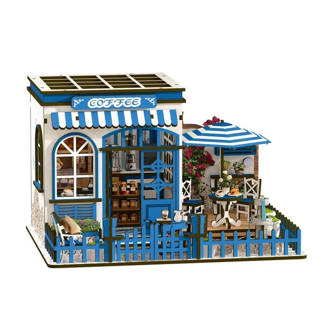 kaayee-miniature-house-santorini-sun-coffee-diy image 1