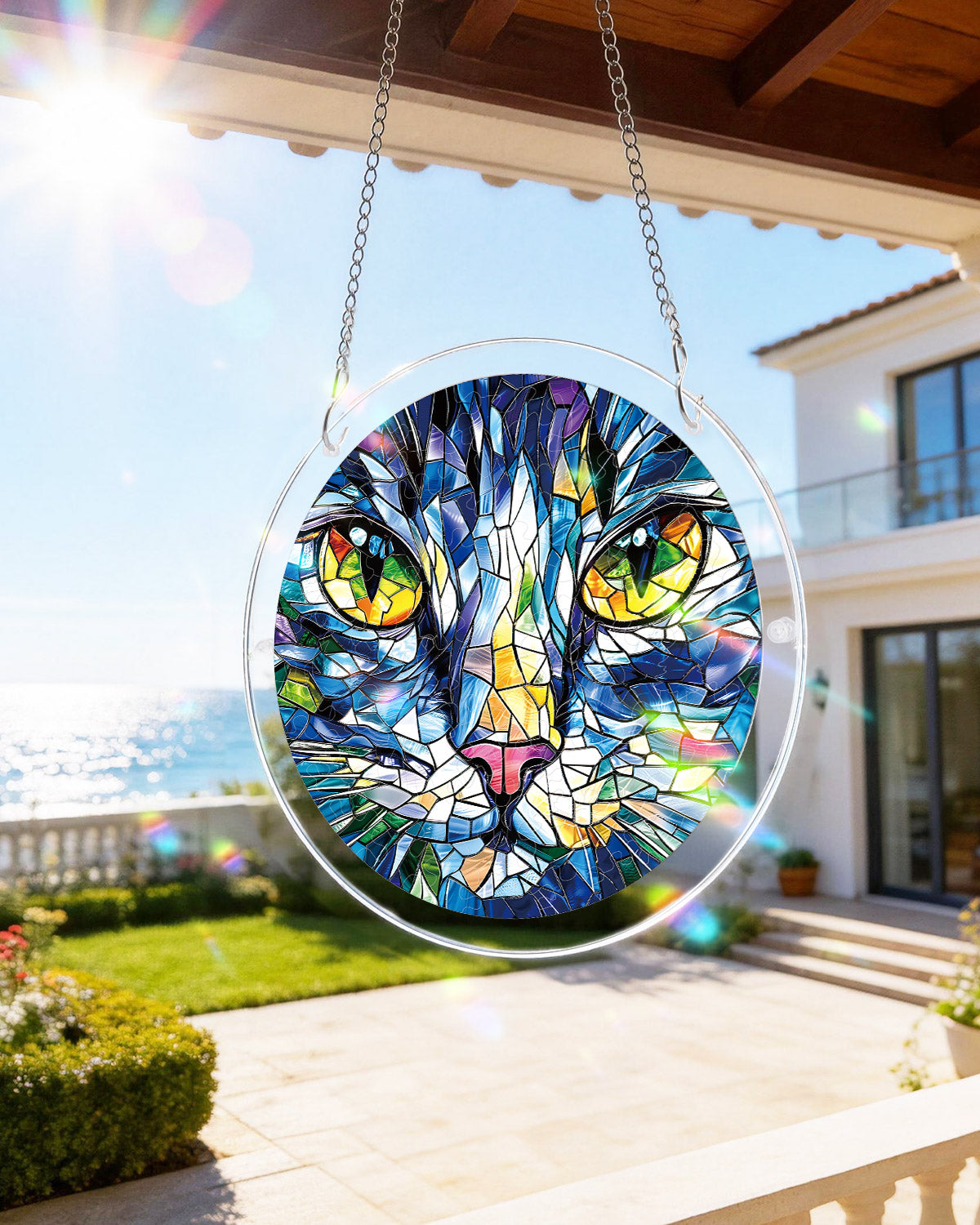 kaayee-mosaic-cat-suncatcher-fensterbild-medium-katze image 8