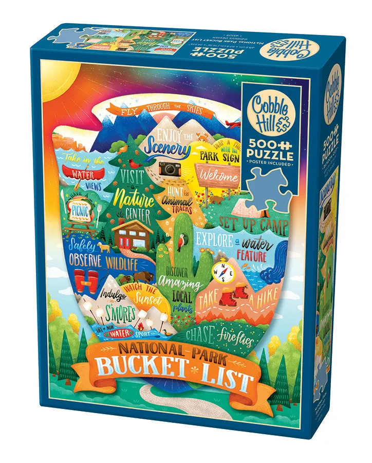 cobble-hill-500-piece-national-park-bucket-list-puzzle-500-teile-natur image 1