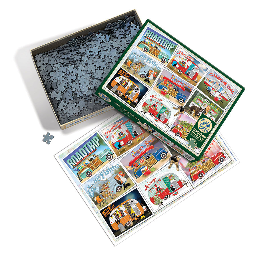 cobble-hill-1000-teile-hitting-the-road-puzzle-camper-reise image 3