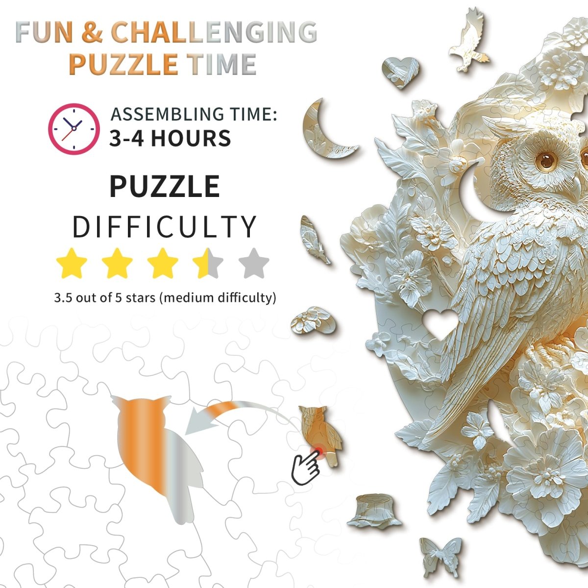 kaayee-wooden-puzzle-couple-owl-holzpuzzle-medium-eulenpaar image 4