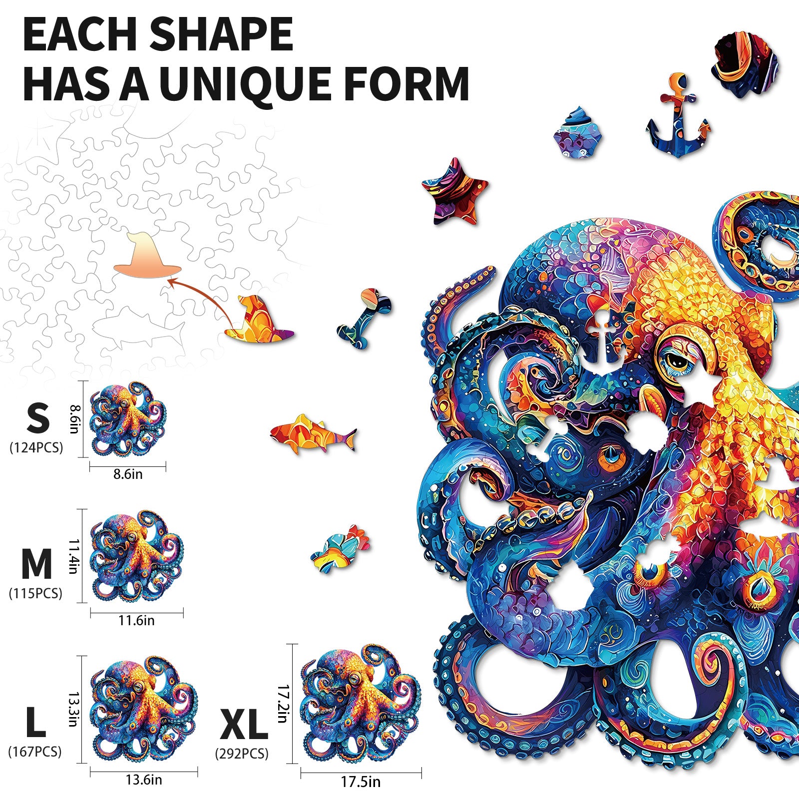 kaayee-wooden-puzzle-octopus-holzpuzzle-medium-oktopus image 3