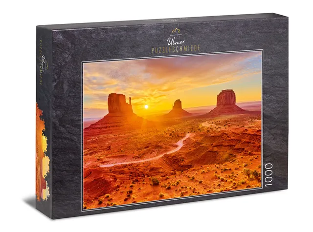 ulmer-puzzleschmiede-puzzle-1000-teile-monument-valley-usa image 1