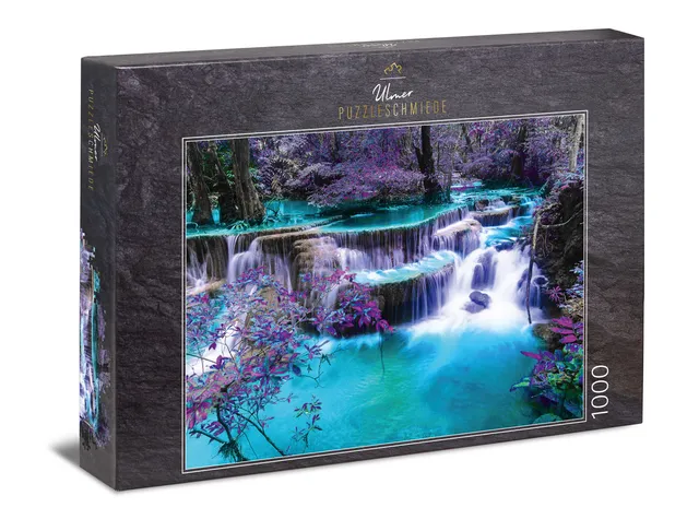 ulmer-puzzleschmiede-secret-place-1000-teile-puzzle-wasserfall image 1