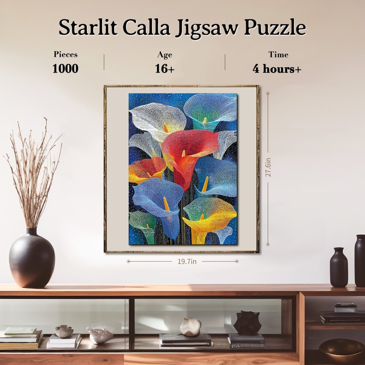 kaayee-cardboard-puzzle-starlit-calla-1000-teile-eco-white-board image 6