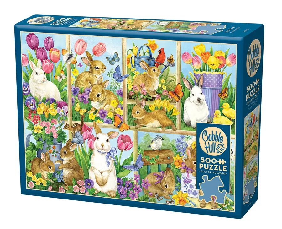 cobble-hill-500-piece-tulip-time-puzzle-500-teile-fr-hling image 1