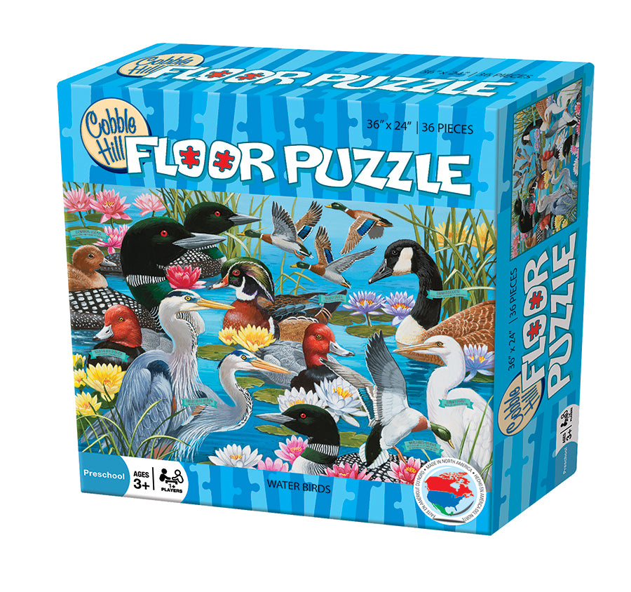 cobble-hill-water-birds-bodenpuzzle-36-teile-v-gel image 1