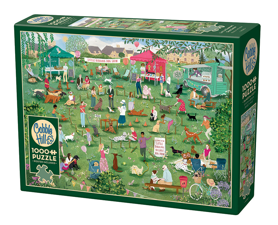 cobble-hill-1000-piece-little-barking-dog-show-puzzle-hunde image 1