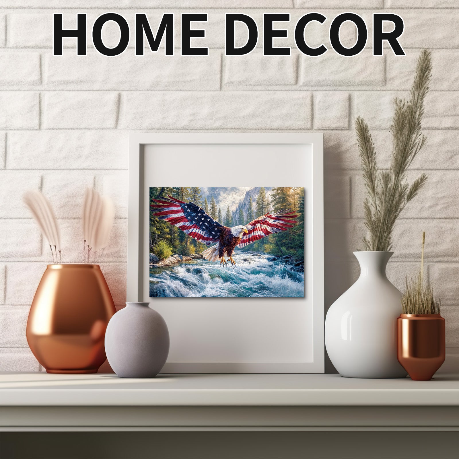 kaayee-flag-bald-eagle-holzpuzzle-medium-wei-kopfseeadler image 5
