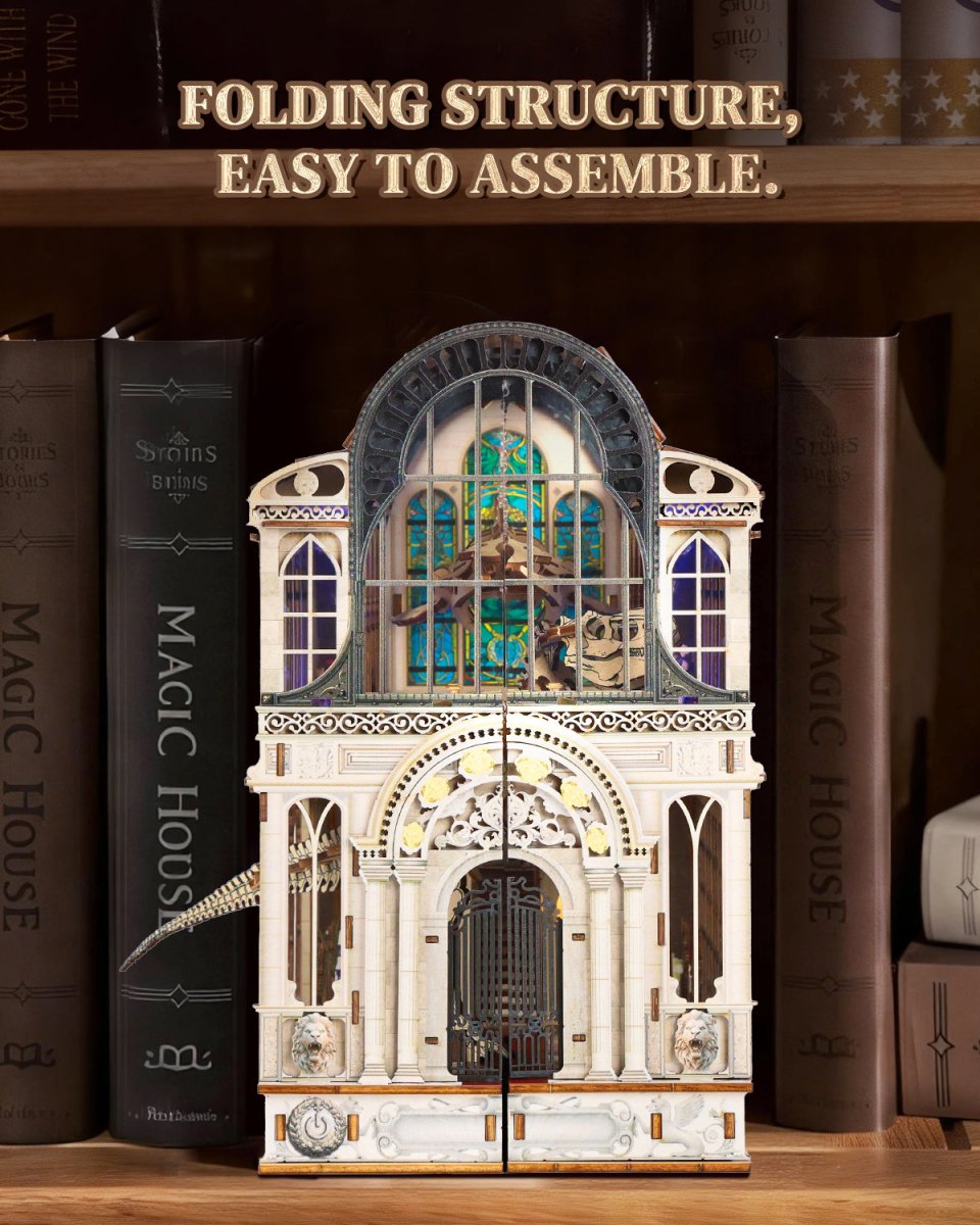 kaayee-book-nook-kit-zoological-museum-miniatur-diy-regal image 2