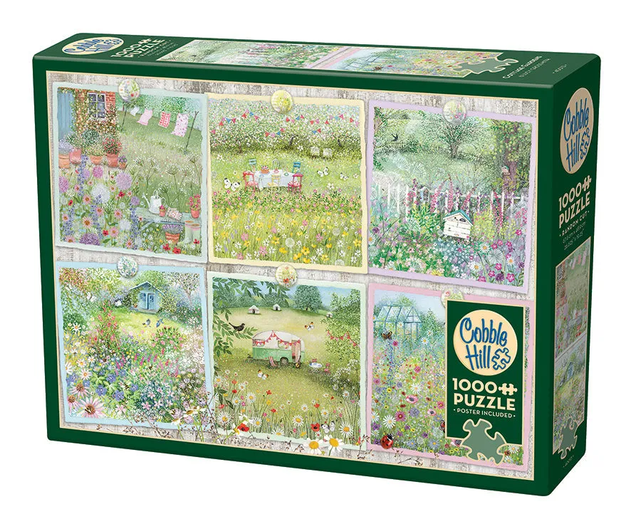 cobble-hill-1000-piece-cottage-gardens-puzzle-1000-teile-garten image 1