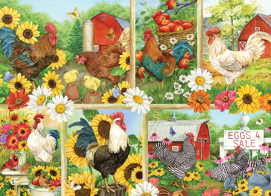 cobble-hill-500-piece-cockadoodledo-puzzle-500-teile-hahn image 2