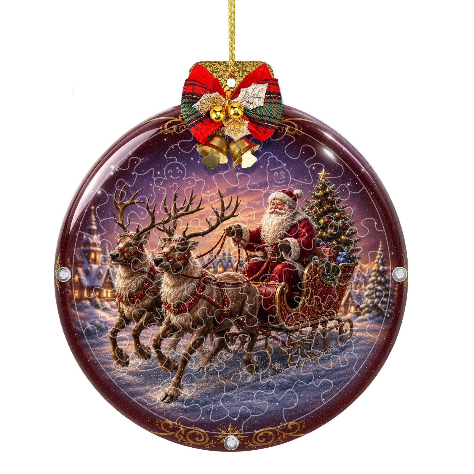kaayee-santa-sleigh-ride-suncatcher-fensterdeko-mini image 1