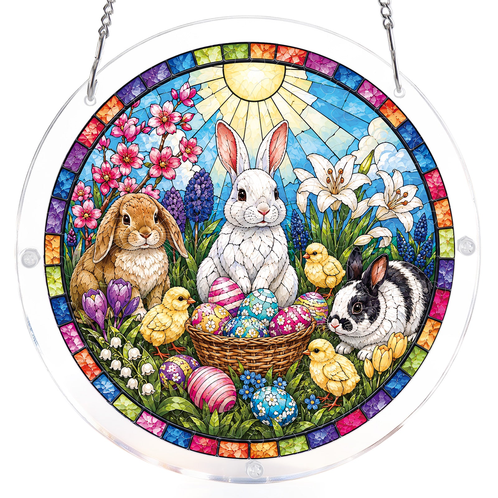 kaayee-suncatcher-spring-bunny-garden-fensterbild-medium image 7