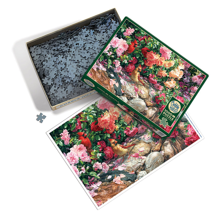 cobble-hill-1000-piece-the-garden-wall-puzzle-1000-teile-garten image 3