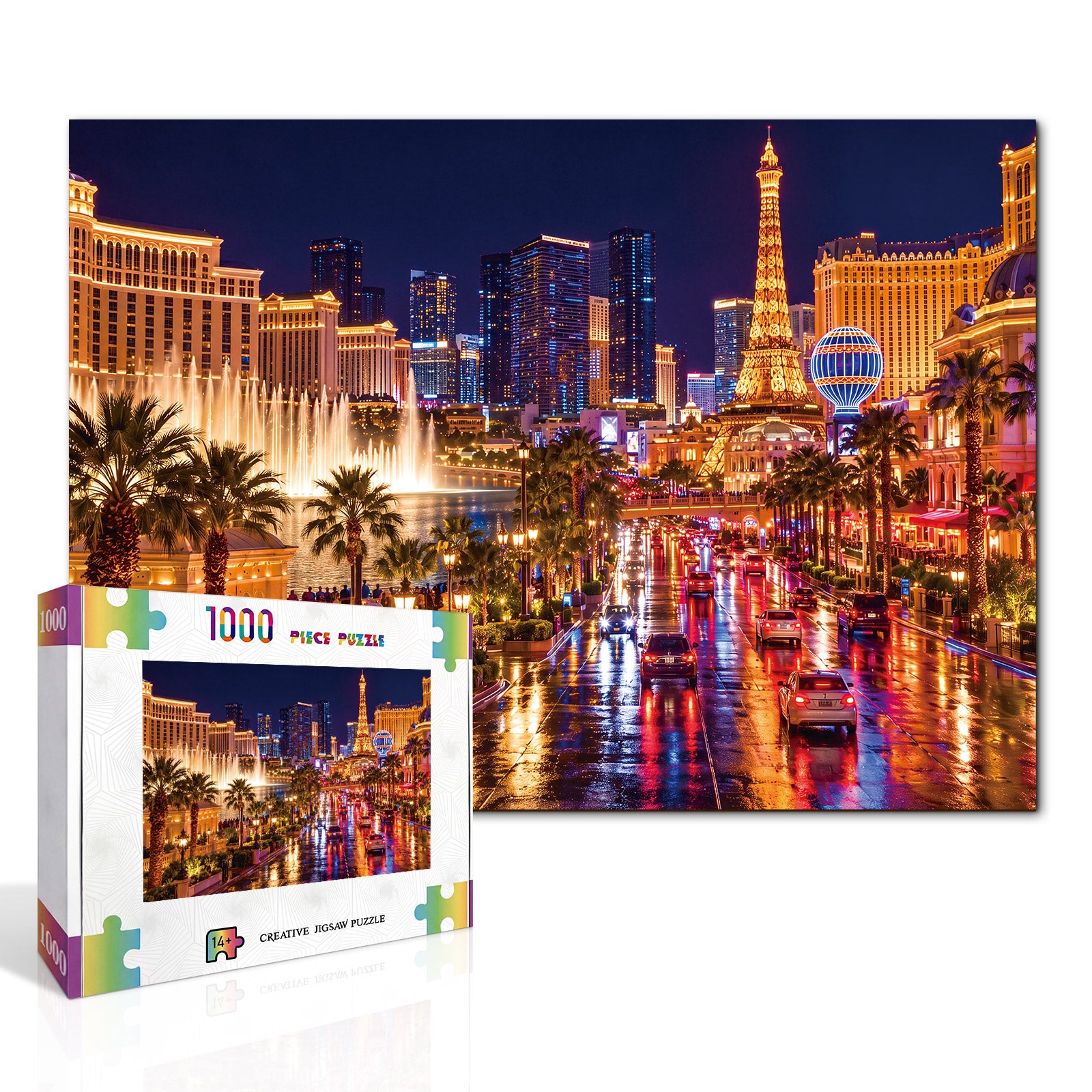 kaayee-cardboard-vegas-nights-puzzle-1000-teile-eco-board image 2