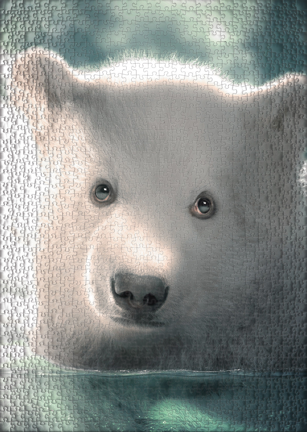 ulmer-puzzleschmiede-puzzle-1000-teile-schneeflocke-eisb-r-baby image 2