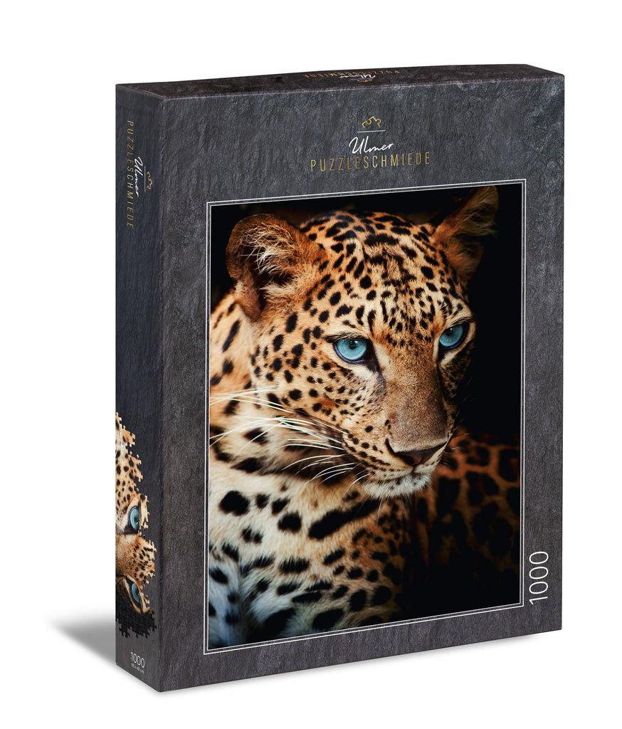 ulmer-puzzleschmiede-puzzle-1000-teile-leopardo-puzzle-leopard image 1