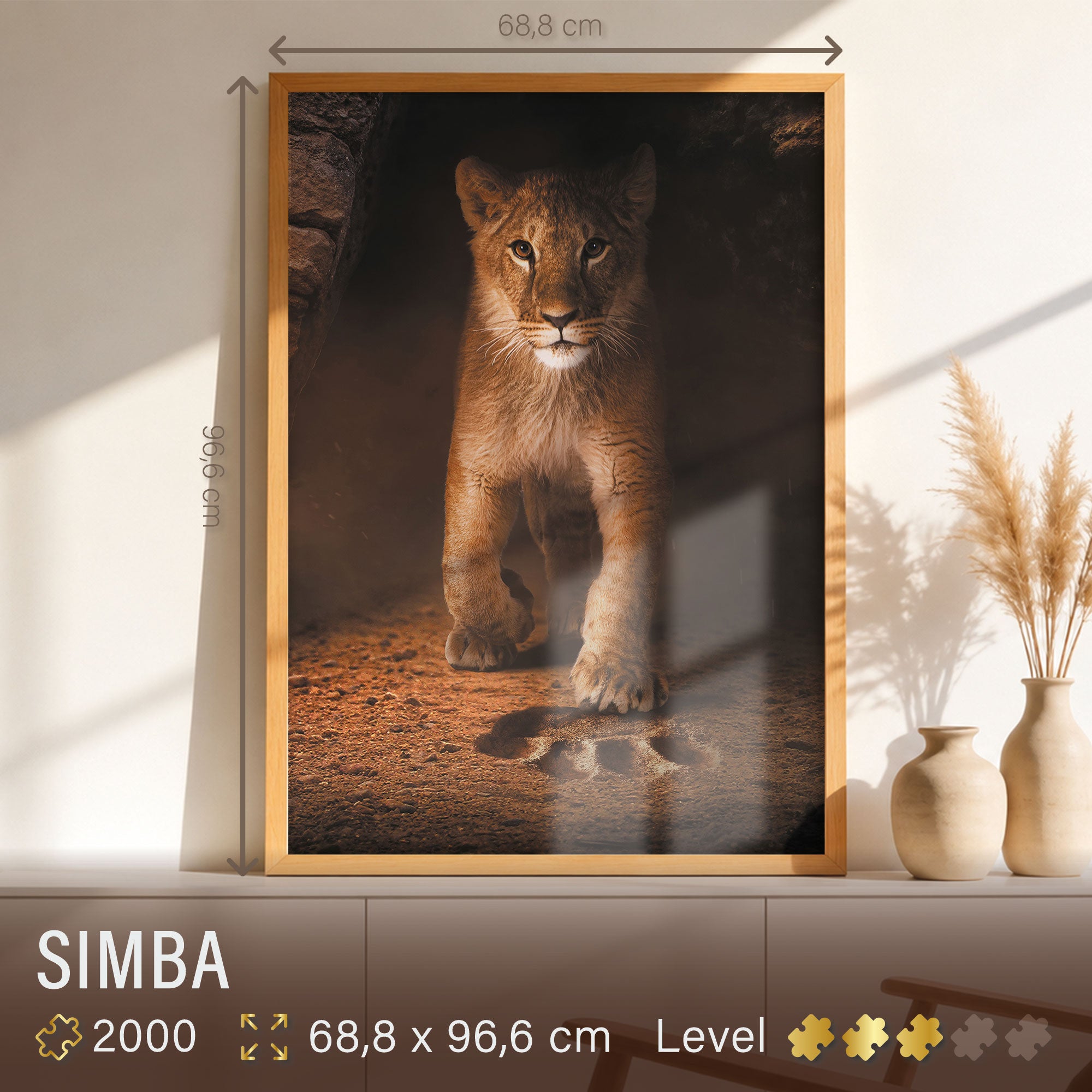 ulmer-puzzleschmiede-puzzle-2000-teile-simba-l-wen-puzzle image 3