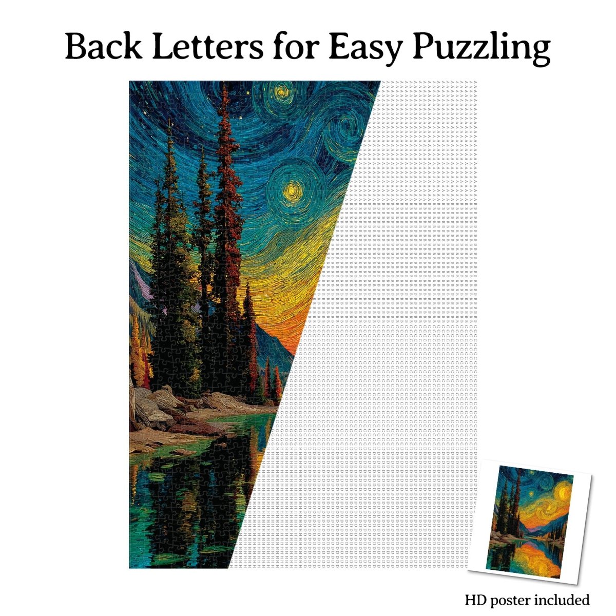 kaayee-cardboard-puzzle-starry-forest-1000-teile-standard image 8