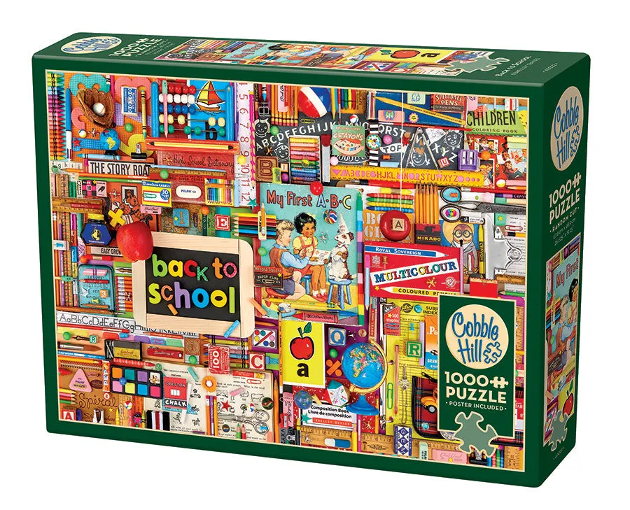 cobble-hill-1000-piece-back-to-school-puzzle-1000-teile-collage image 1