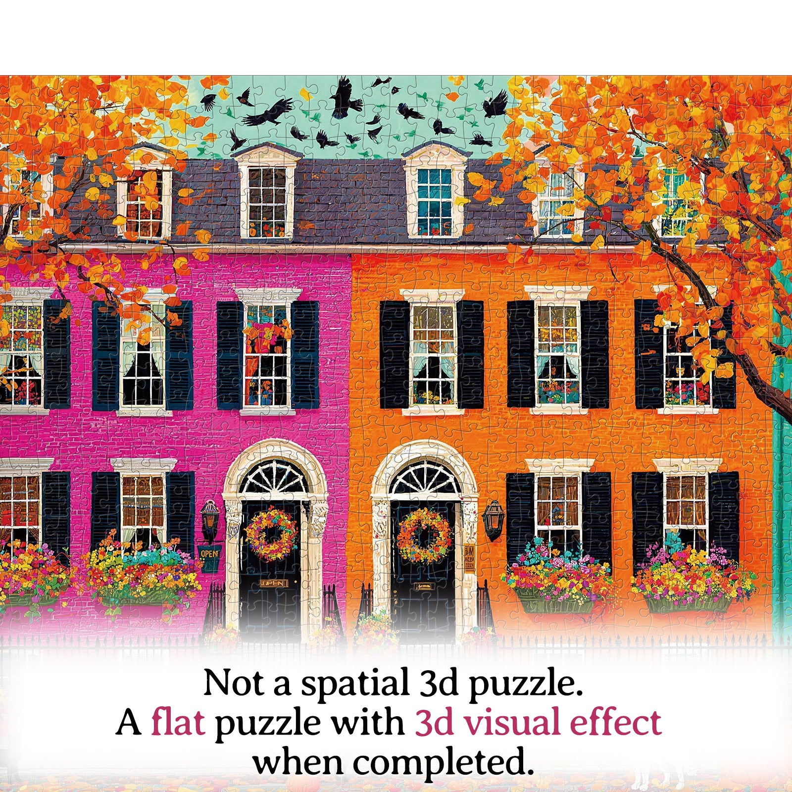 kaayee-pumpkin-street-townhouses-puzzle-1000-teile-eco image 7