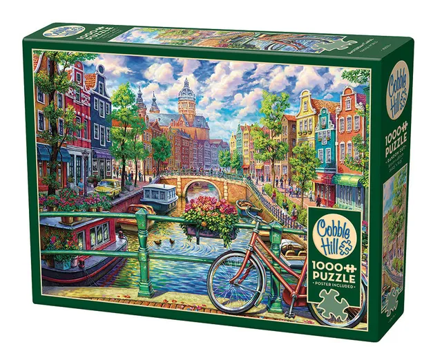 cobble-hill-amsterdam-canal-1000-teile-puzzle-gracht image 1