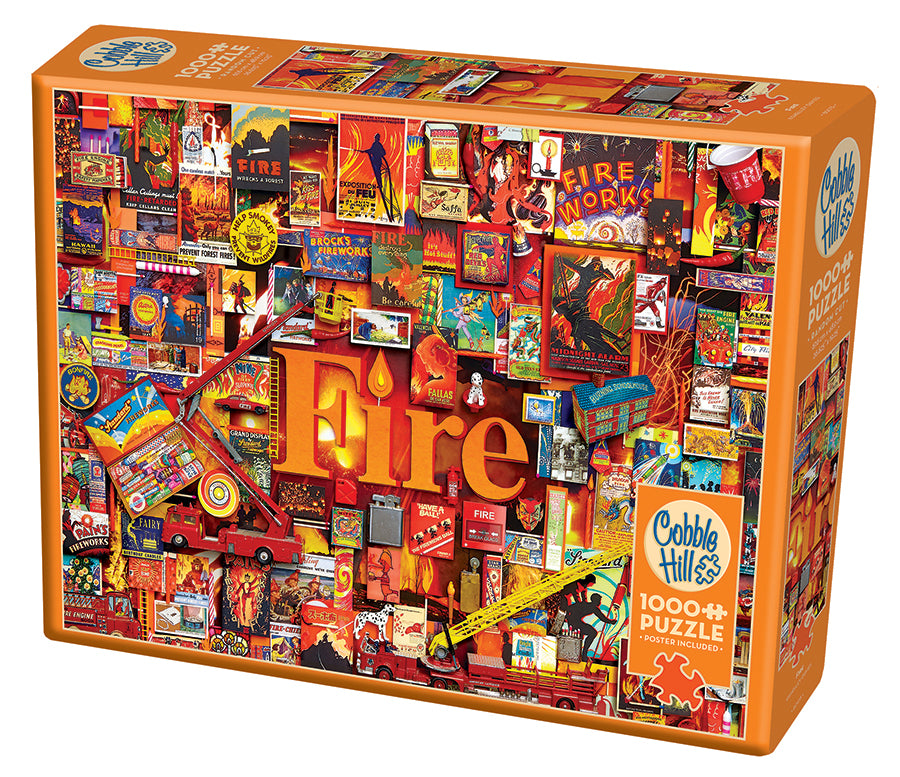 cobble-hill-1000-piece-fire-shelley-davies-puzzle-1000-teile-feuer image 1