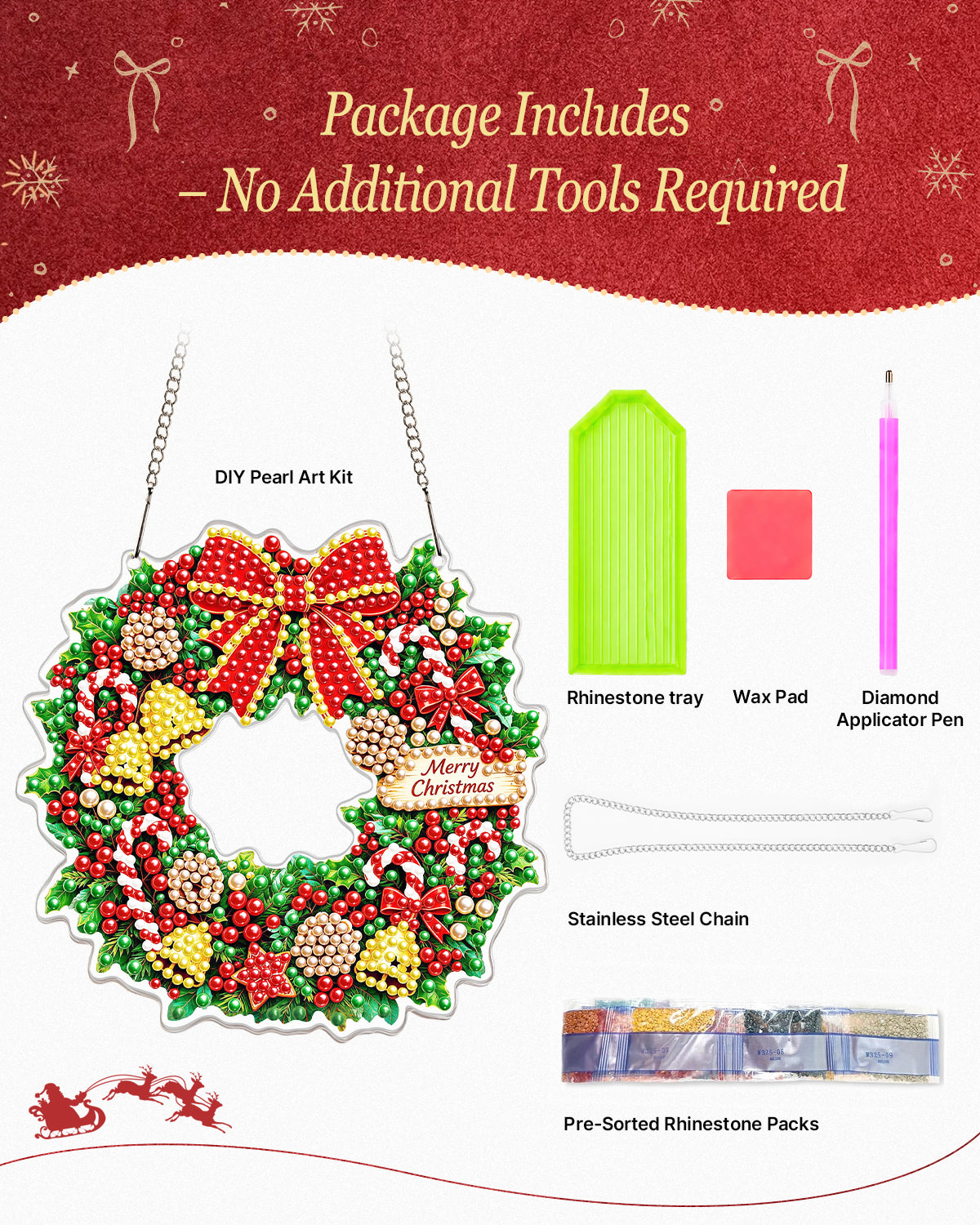 kaayee-suncatcher-christmas-wreath-bastelset-20-cm-kranz image 5
