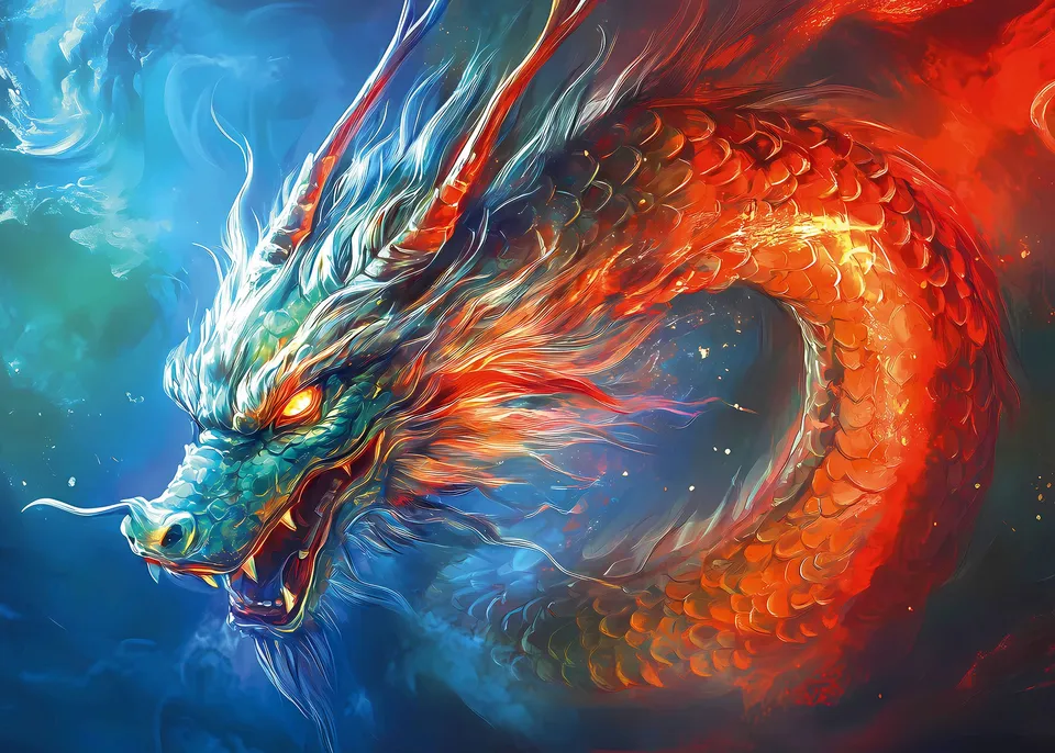 ulmer-puzzleschmiede-drachenfeuer-puzzle-2000-teile-drache image 1