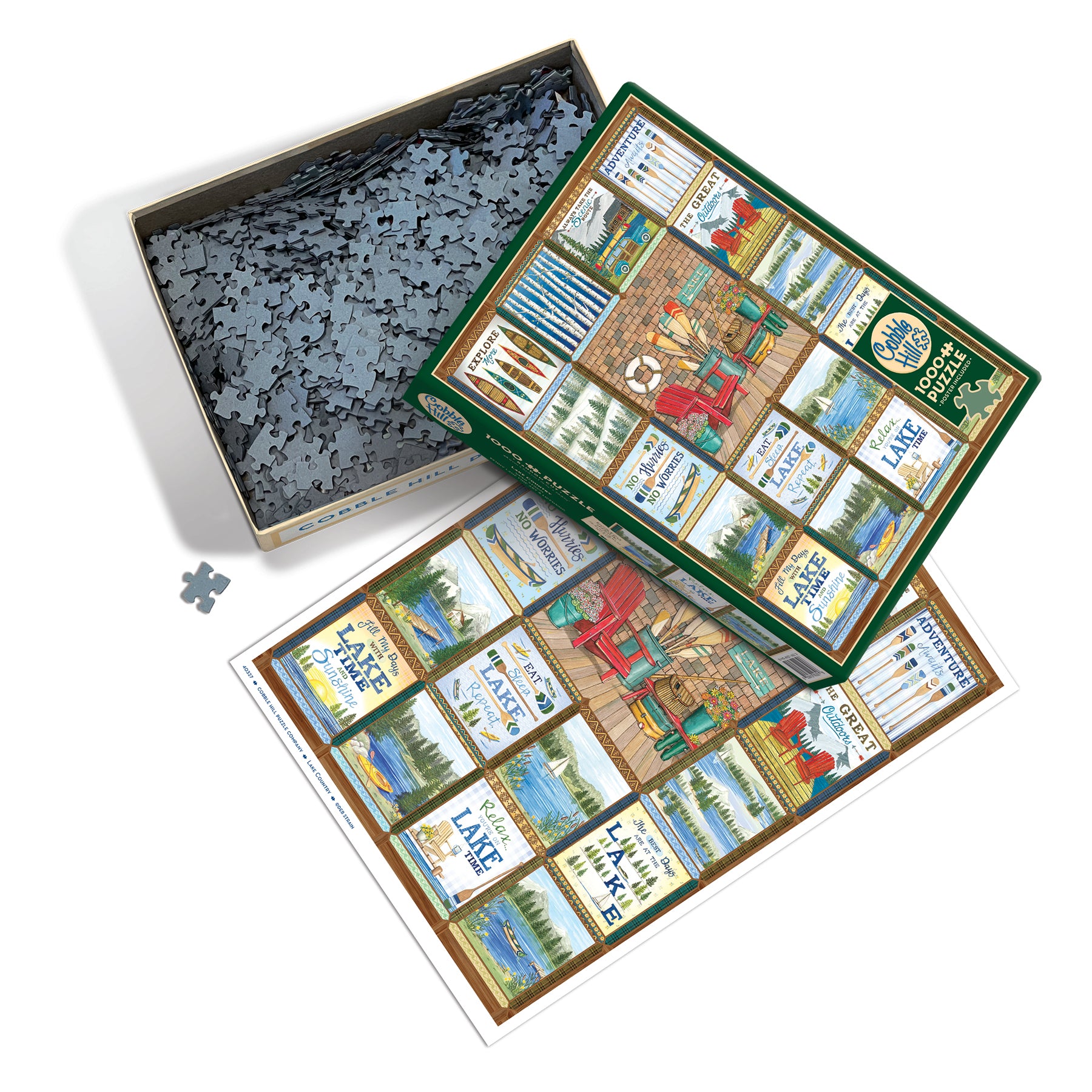 cobble-hill-lake-country-1000-teile-puzzle-see-collage image 3