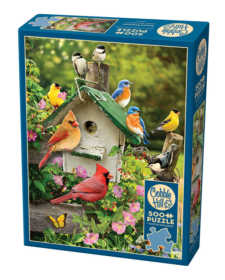 cobble-hill-summer-birdhouse-puzzle-500-teile-v-gel-garten image 1