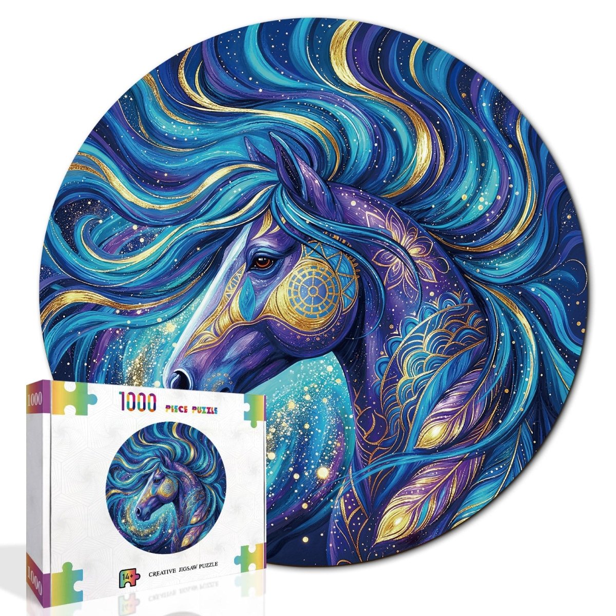 kaayee-celestial-violet-steed-1000-teile-puzzle-eco image 2