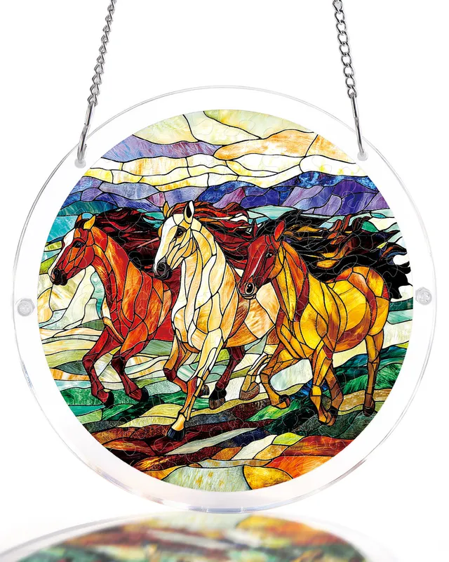kaayee-suncatcher-wild-gallop-pferde-fensterbild-medium image 1