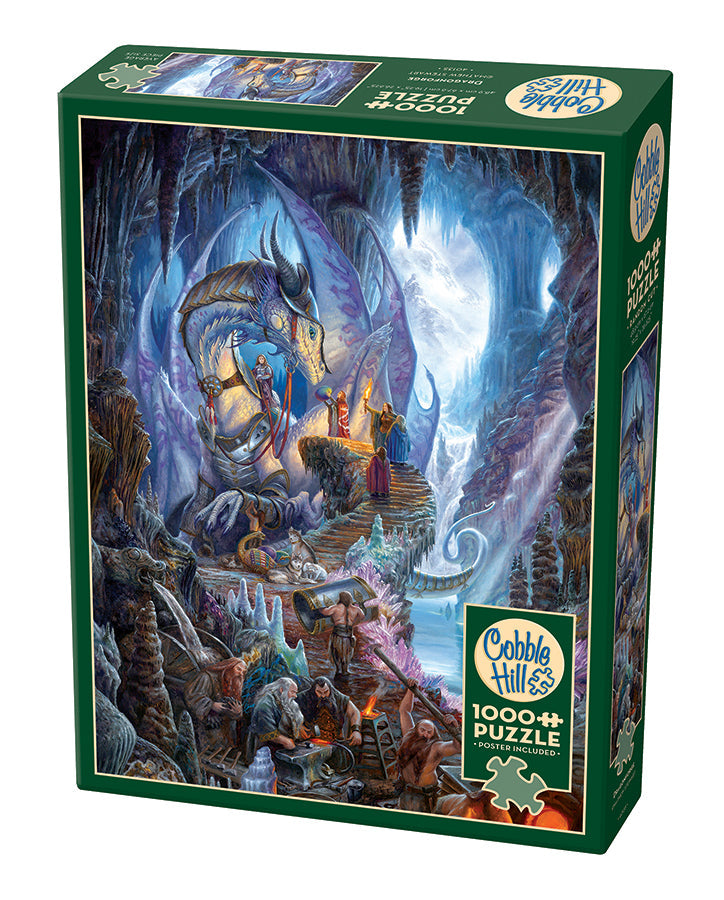 cobble-hill-1000-piece-puzzle-dragonforge-1000-teile-fantasy image 1