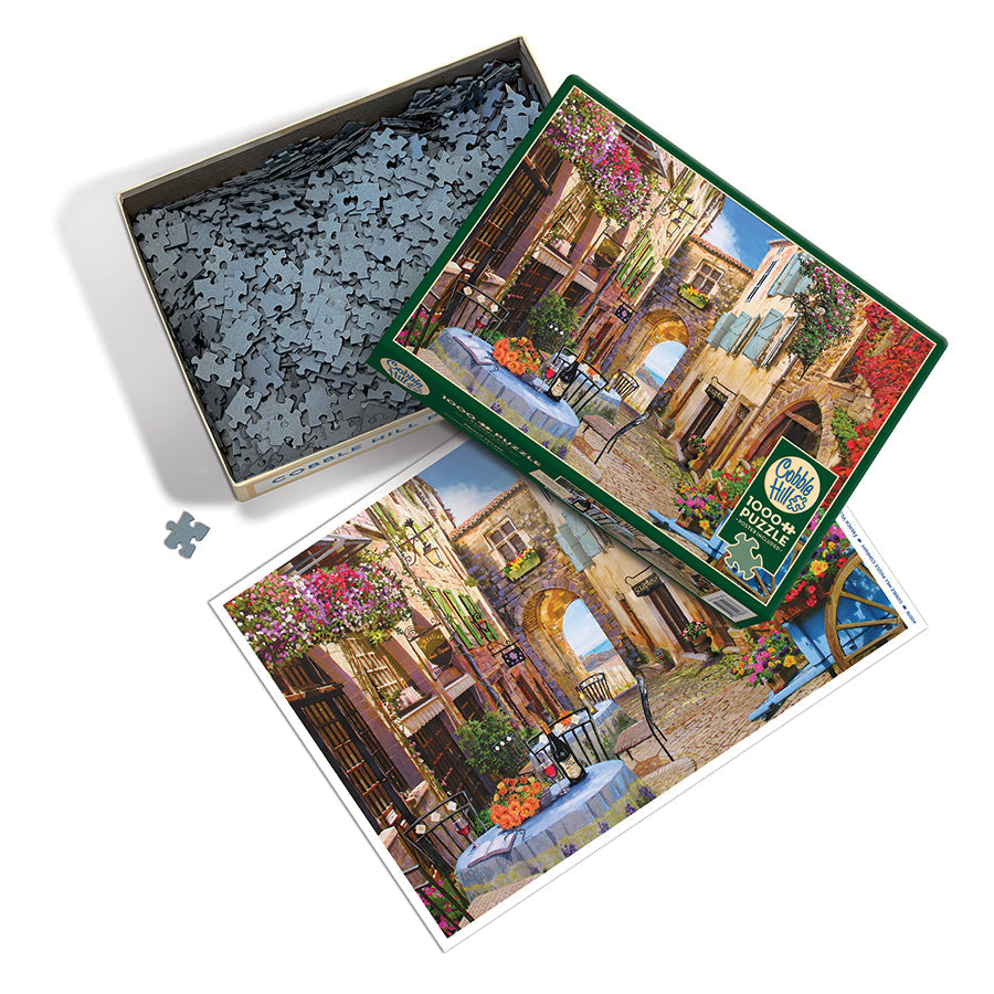 cobble-hill-1000-piece-french-village-puzzle-stra-encaf image 3
