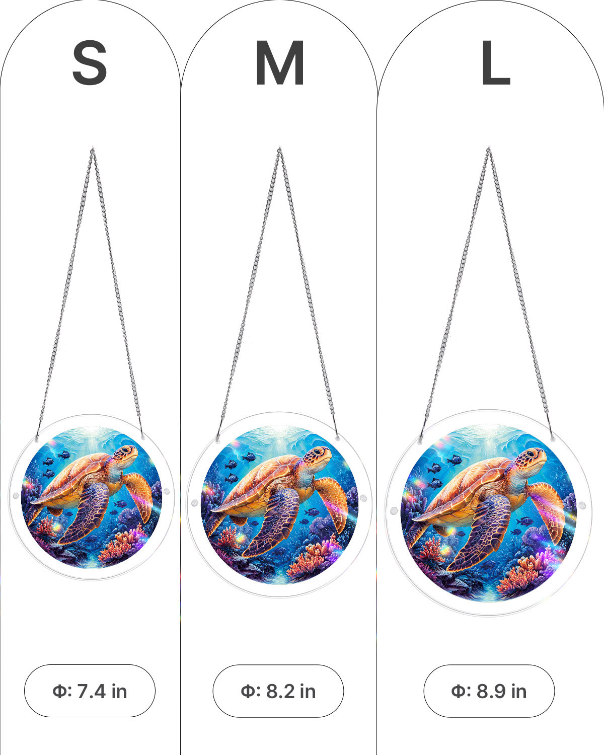 kaayee-starsea-turtle-suncatcher-fensterbild-small-18-8-cm image 5