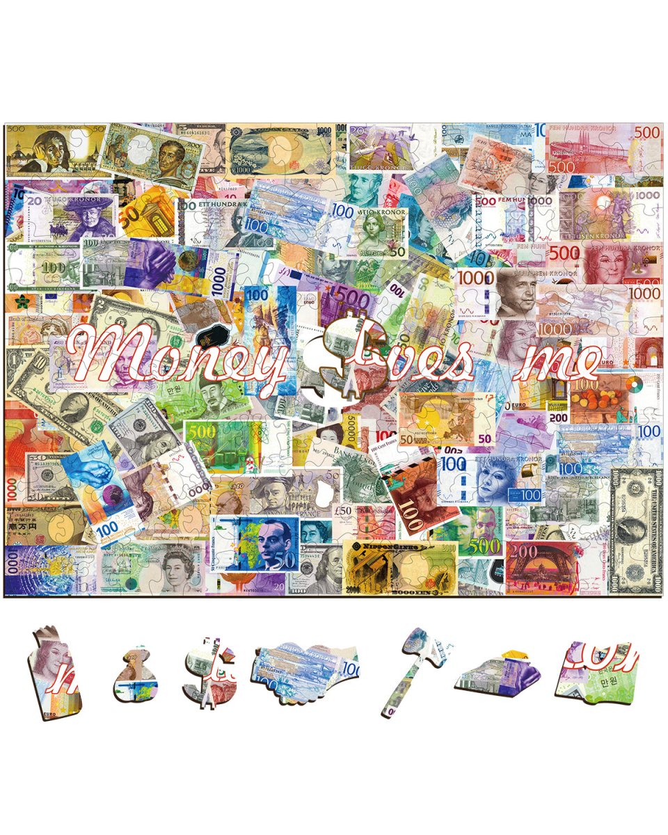 kaayee-wooden-puzzle-money-loves-me-holzpuzzle-medium-banknoten image 2