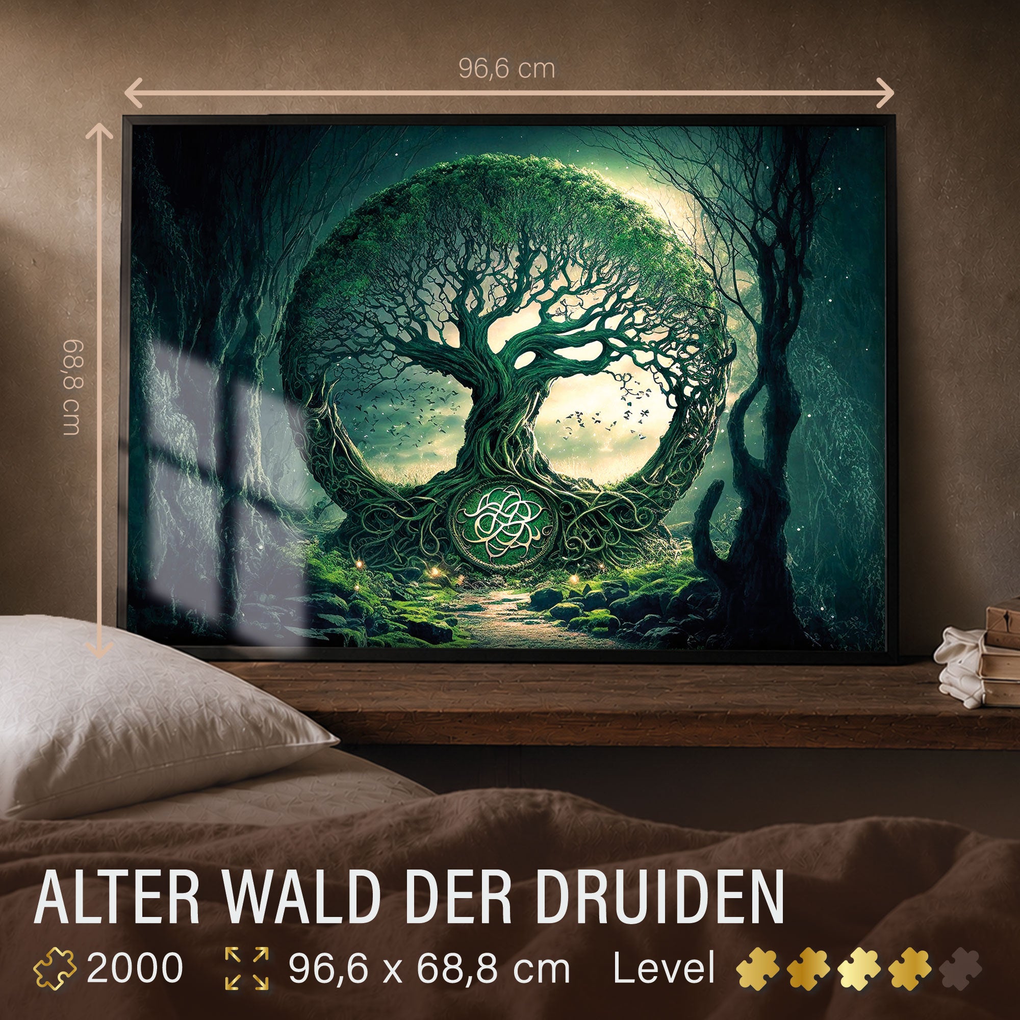ulmer-puzzleschmiede-alter-wald-puzzle-2000-teile-druiden image 3