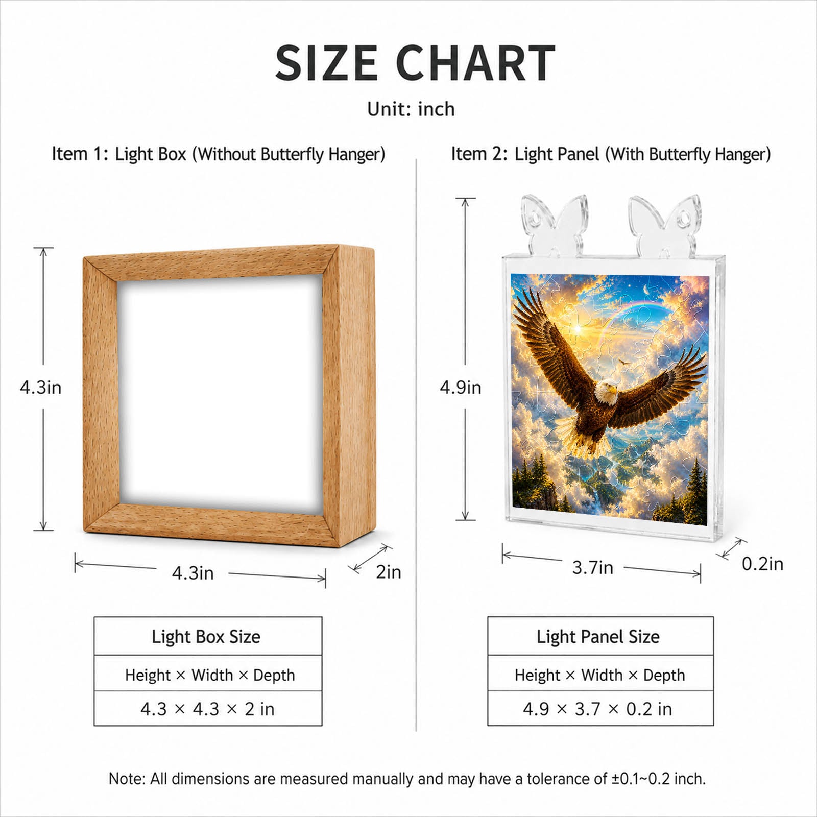 kaayee-soaring-eagle-nachtlicht-holzrahmen-acryl-puzzle image 4