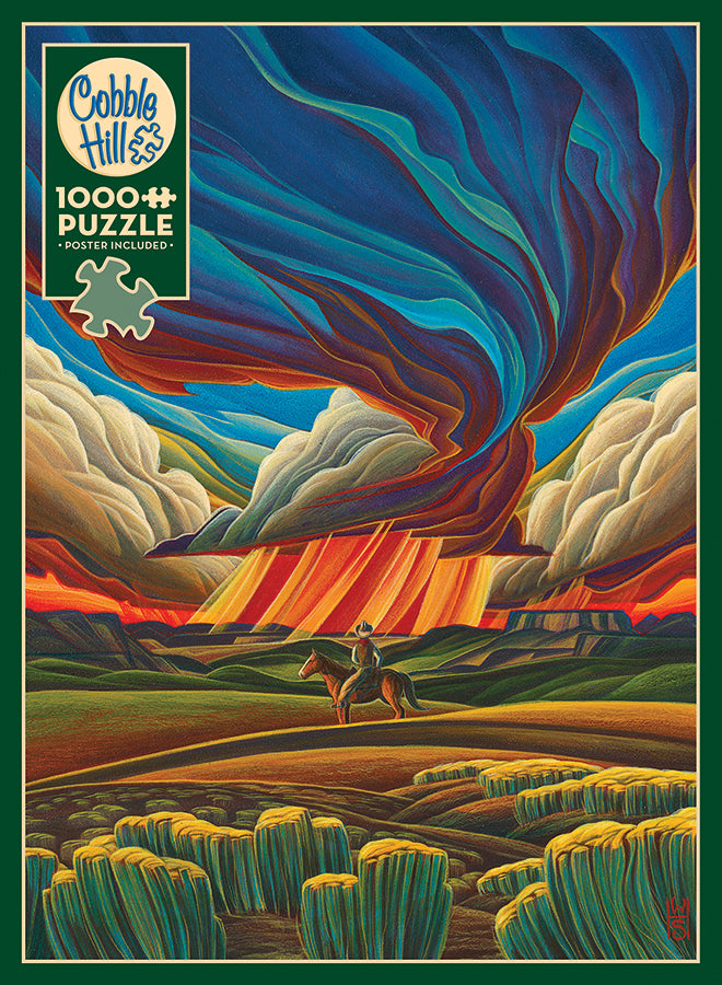 cobble-hill-1000-piece-amazement-puzzle-1000-teile-cowboy image 3