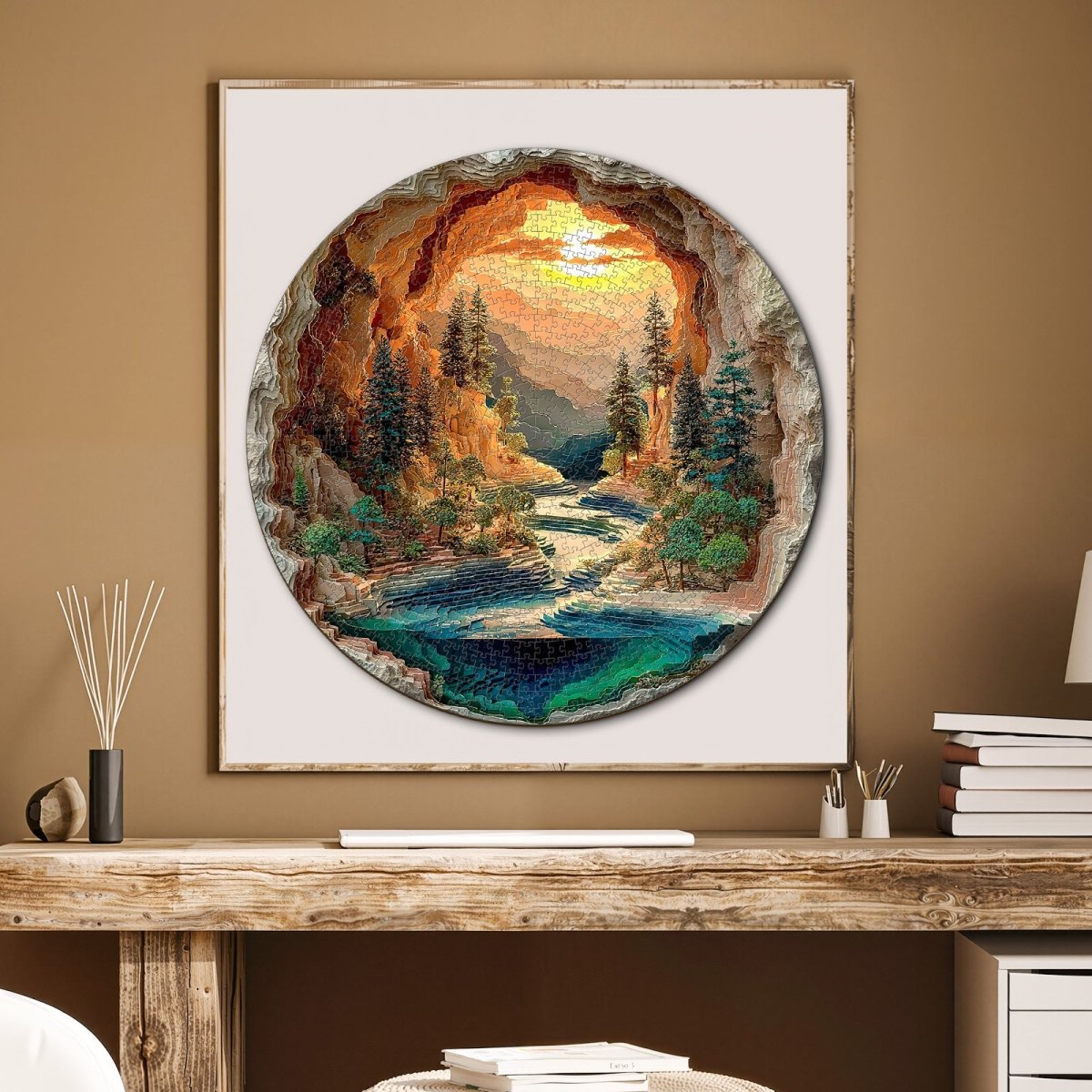 kaayee-sunlit-hidden-valley-puzzle-1000-teile-eco image 5
