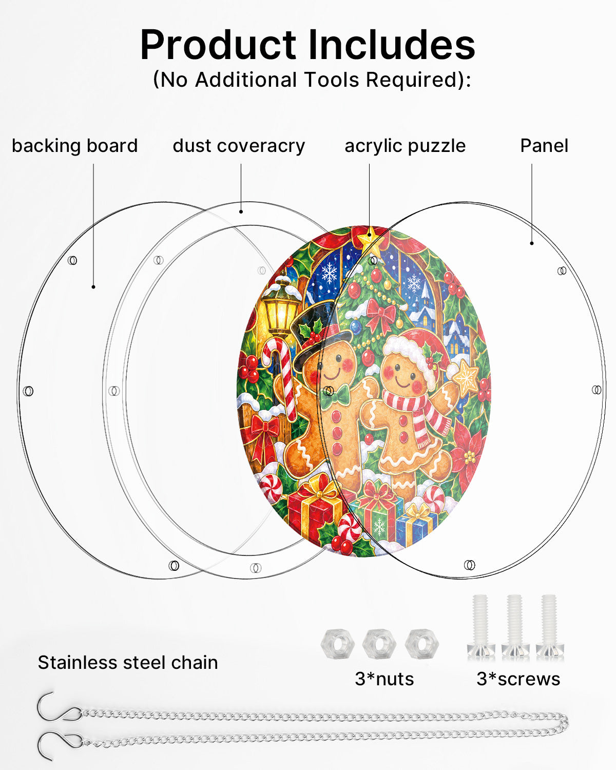 kaayee-suncatcher-puzzle-gingerbread-christmas-fensterbild-small image 7