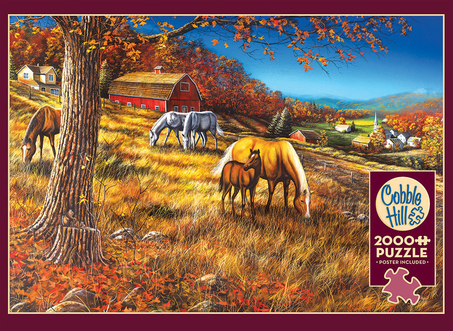 cobble-hill-hillside-gathering-2000-teile-puzzle-herbst image 2