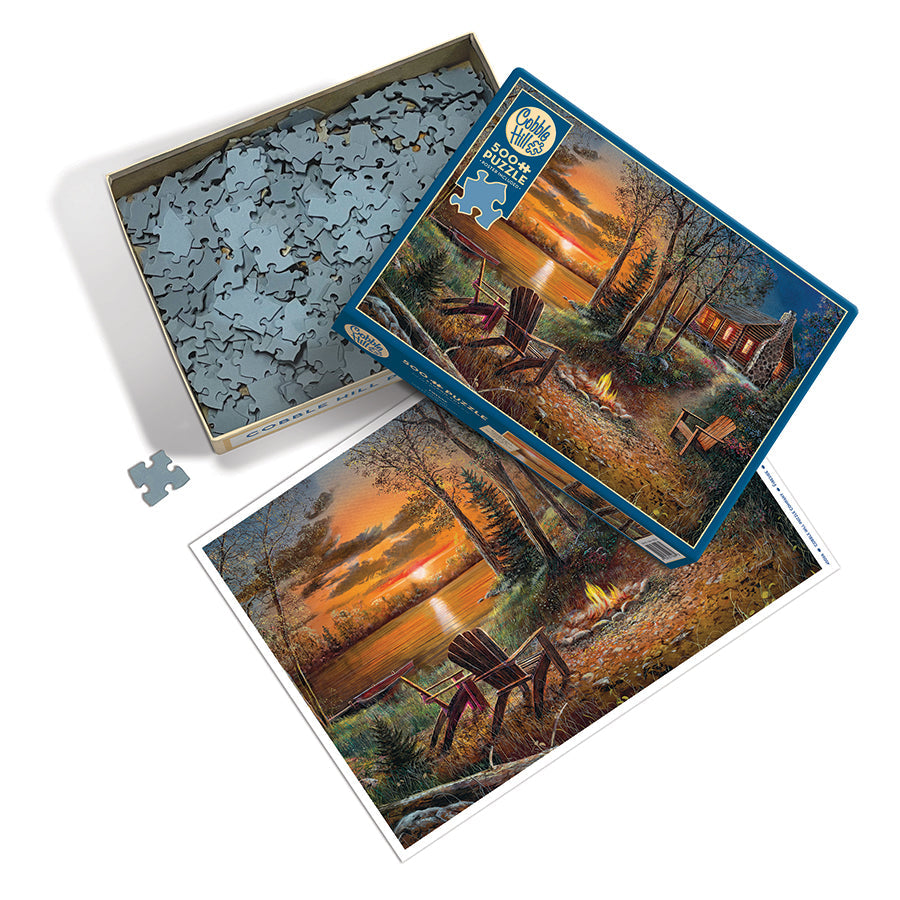 cobble-hill-500-piece-fireside-puzzle-500-teile-lagerfeuer image 3