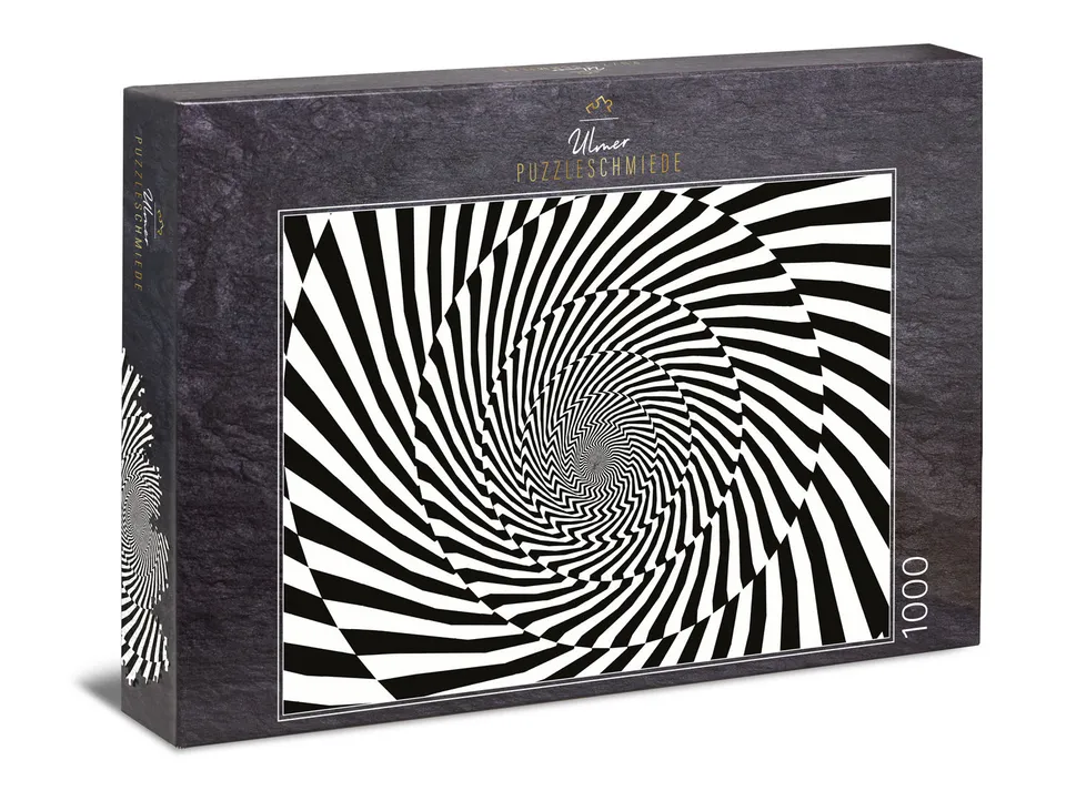 ulmer-puzzleschmiede-wirrwarr-1000-teile-puzzle-schwarz-wei image 1